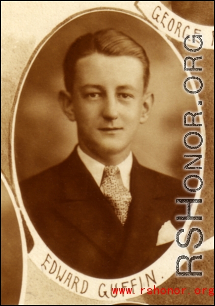 John Edward Guffin.  He was lost with his whole bomber crew.