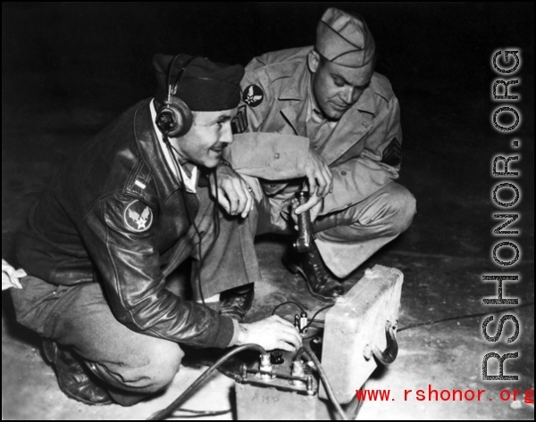 Probably Camera Crew Of The 16Th Combat Camera Unit That Photographed Paulette Goddard's Personal Appearance At A Base In China On 1 March 1944.