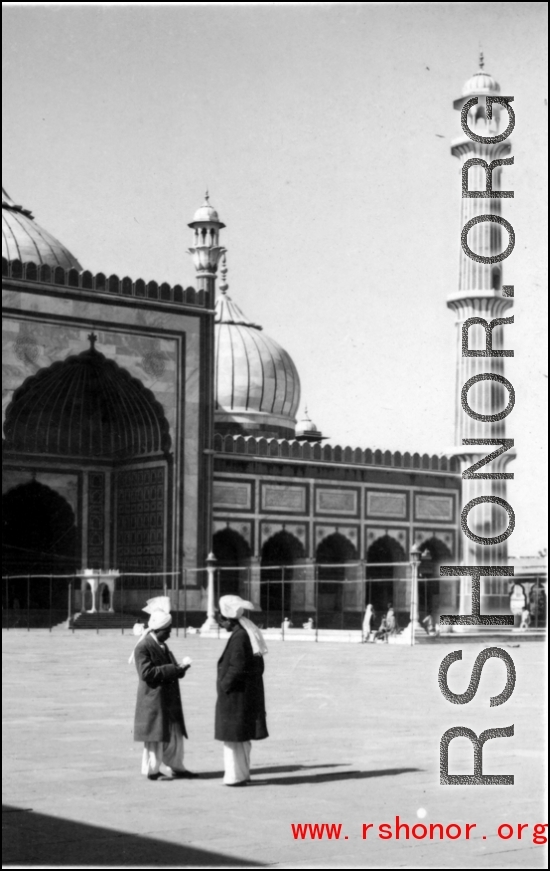 A mosque in the CBI during WWII.