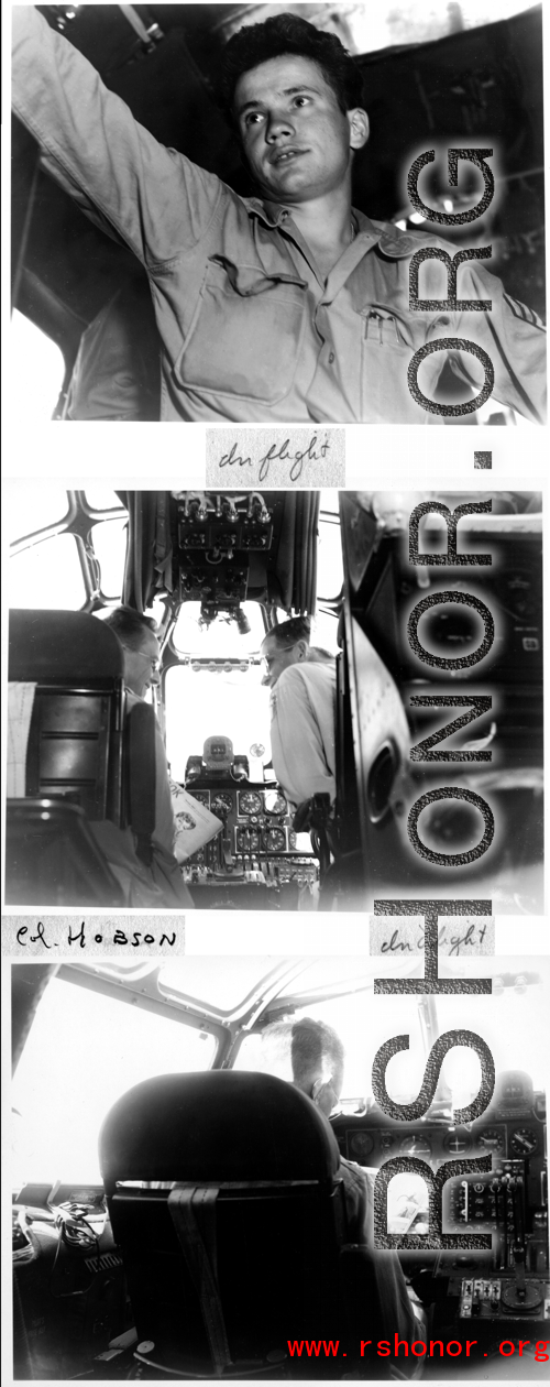 Inside B-24 during flight. This should be B-24 #44-51040, Colonel William D. Hopson piloting.
