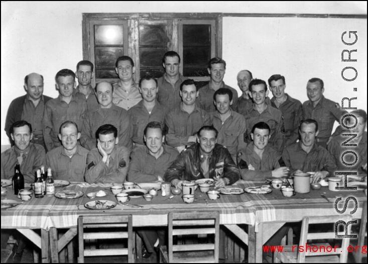30 month party, April 6, 1945. Possibly at Yangkai.