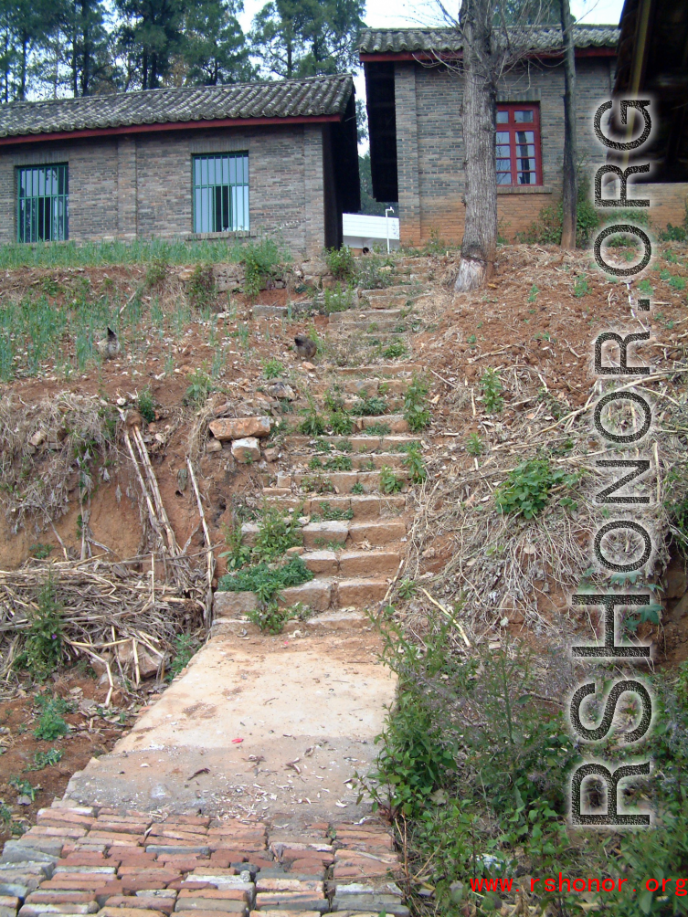 Remains of the American Camp Schiel rest camp, to the east of Kunming at the north end of Yangzonghai (阳宗海) lake, in 2007. 