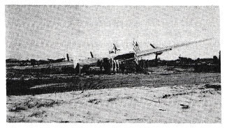 Crashed B-24, photo by Walter Wegner.