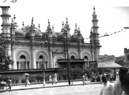 Building in India during WWII.  Photo from  Emery and Beth Vrana.