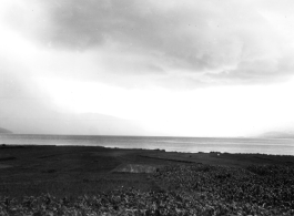 Yangzonghai lake (阳宗海) to the east of Kunming, near the U.S. Camp Schiel rest station, which is on the shore on the right.