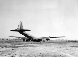 A crashed B-29 in CBI. Tail #293825.