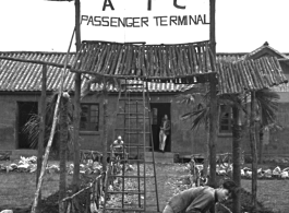 "ATC Passenger Terminal" in Yunnan during WWII.