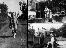 An American Red Cross worker in the CBI.