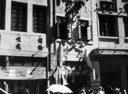 A store in Kunming city, Yunnan province, China, during WWII.