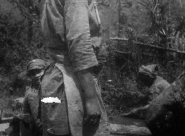 Local ethnic minority woman in Yunnan, China (or Burma) during WWII.