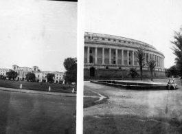 Large municipal buildings in India as seen by GIs of 2005th Ordnance.