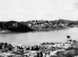 Liuzhou City, Guangxi province, China, during wartime. 