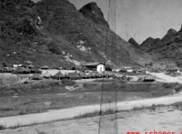 GI tents at Liuzhou during WWII.