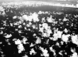 B-24s flying in the CBI.  From the collection of Hal Geer.