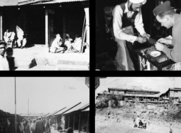 "Scenes from Rest Area #1, Shillong, India." During WWII.