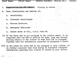 Individual Deceased Personnel File (IDPF) for Albert L. Haynes, MIA, China.