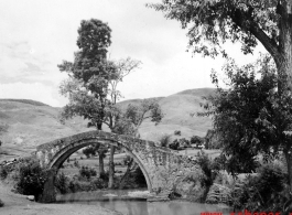 A small stone bridge in rural Yunnan province, China.  From the collection of Eugene T. Wozniak.