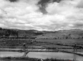 Farming folk in Yunnan province, China, during WWII. Most likely near Yangkai.