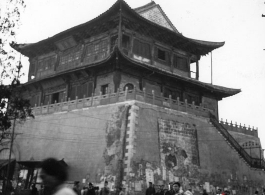 An often photographed structure in Kunming city, Yunnan province, China. During WWII.