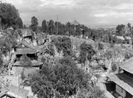 Yuantong temple (圆通寺), Kunming city, Yunnan province, China. During WWII.