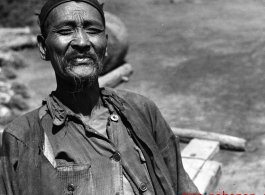 Local people in China: A sun-baked working man in Yunnan province.