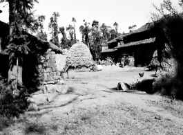 Local people in Yunnan province, China: People in a Village busy with daily lives.