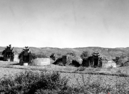 A graveyard in Yunnan province, China, during WWII.