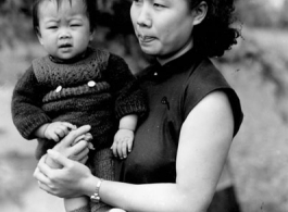 A family in Yunnan province, China, during WWII.