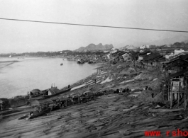 Guilin city, Guangxi province, China, before the Japanese invasion of the fall of 1944, and before being burned in the Allied retreat. 