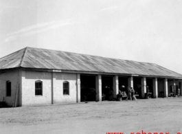 A car pool maintenance area in the CBI during WWII.