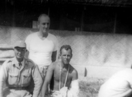 A GI in China recuperates from injuries during WWII.