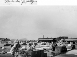 Laundry works in India during WWWII.  Photo from Malcolm J. Petzer.