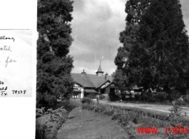 Pinewood Hotel at Shillong during WWII.  Photo from Ray Galindo.