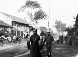 Street in SW China town. In the CBI during WWII.