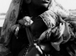 A local woman in India or Burma, during WWII.