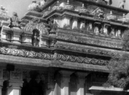 Temple in India during WWII.  Image provided by Emery and Beth Vrana.