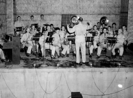 CBI symphony playing music during WWII.