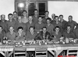 30 month party, April 6, 1945. Possibly at Yangkai.