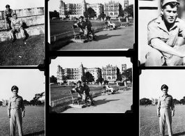 Images from the Walter S. Polchlopek collection--Walter and others in India, on a grand adventure for young men of the time.  Walter S. Polchlopek, Corporal, was lost on May 20, 1944, over the sea near the south east coast of China, after a B-24 mission to strike Japanese shipping.