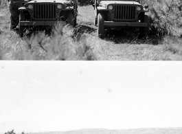 The men traveled by jeep to the site, over rough dirt tracks, but through beautiful country, as in these images.