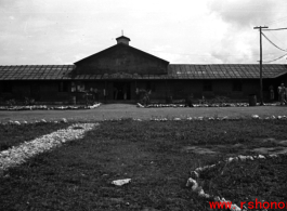 "The Mustang Corral" club at the American air base at Luliang in WWII in Yunnan province, China.