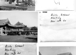 Girls school in Nanjing, November 15th, 1945.