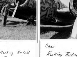 Japanese aircraft at Nanjing Airfield, December 16, 1945.