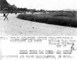 Mined runway at Liuzhou, Guangxi province, in the CBI after the Japanese retreat after Ichigo.