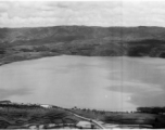 Yangzonghai lake (阳宗海) to the east of Kunming, near the U.S. Camp Schiel rest station, which can be seen in the foreground on the side of the lake.