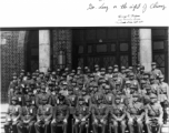 High officers and leadership of the Nationalists in China during WWII. In the middle is Chiang Kai-shek, with Gen Lung on the right.  Photo from George C. Pappas.