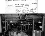 Drafting tables at iir engineering office, CBI HQ at Hastings Mill, Calcutta, December 2, 1944.  Photo from T/Sgt. George M. Zdanoff.