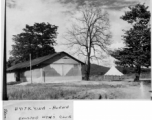 Enlisted Men's Club at Myitkyina, Burma, during WWII.  330th Troop Carrier.  Photo from Edward Pauck.