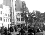 Local people in China: A street scene in Kunming during WWII.