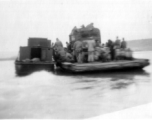 Transport by barge in China during WWII.